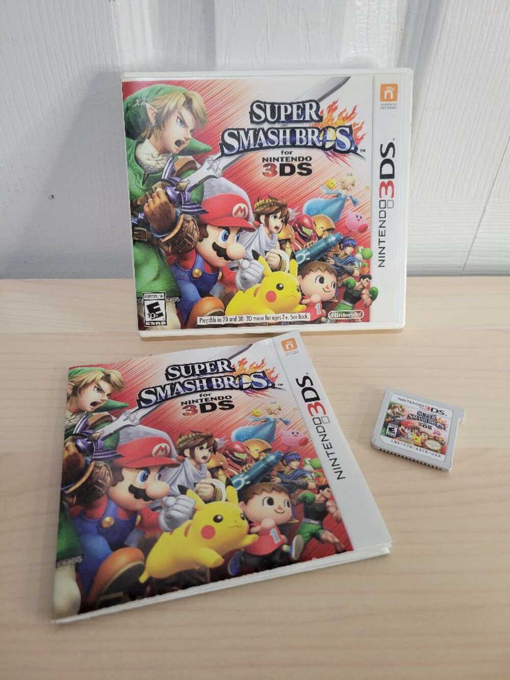 NINTENDO 3DS Super Smash Mario Brothers Bros Game Cartridge- Not Tested Complete